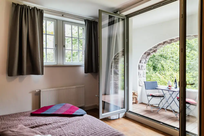 Schlafzimmer in der Ferienwohnung Villa Frübing © Ferienwohnung Villa Frübing