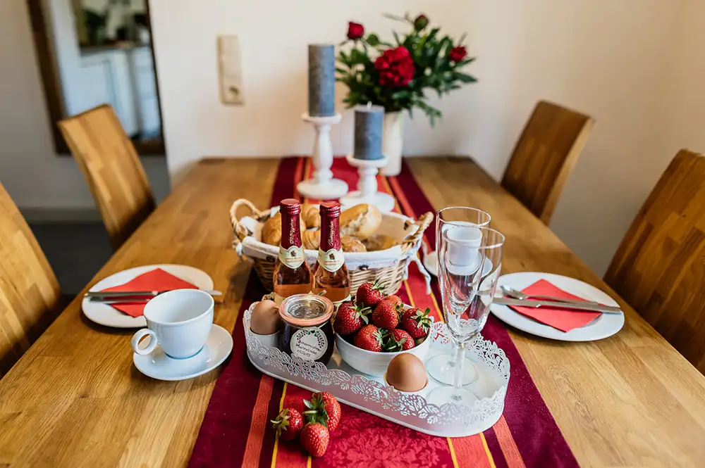 Essbereich für 4 Personen © Ferienwohnung Villa Frübing